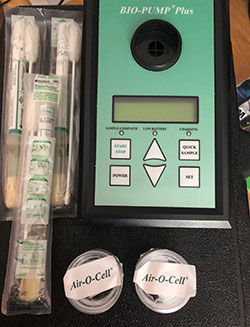 Bio pump for airborne mold testing